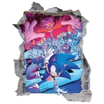 Vinilos y pegatinas 3d sonic the hedgehog